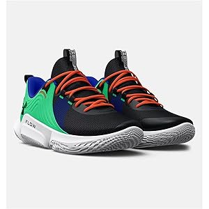 Under Armour Basketball Shoes Flow Futr X 2, Black/Green, 10